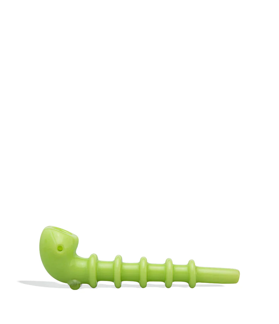 Milky Green Colored Glass Hand Pipe - 6 Inch Cannabis Accessories Lighter USA   