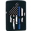 Zippo Lighter - Thin Blue Line Warrior Zippo Zippo   