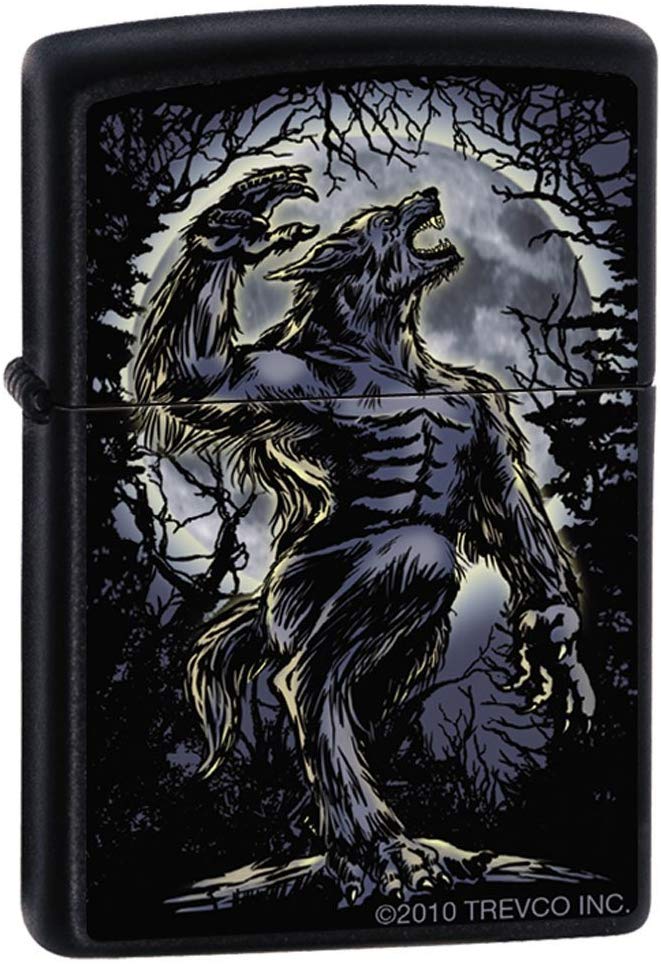 Zippo Lighter - Wolf Howling at the Moon Zippo Zippo   
