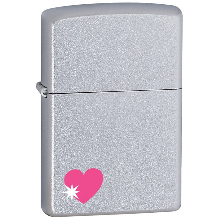 Zippo Lighter - Heart with Stars Zippo Zippo   