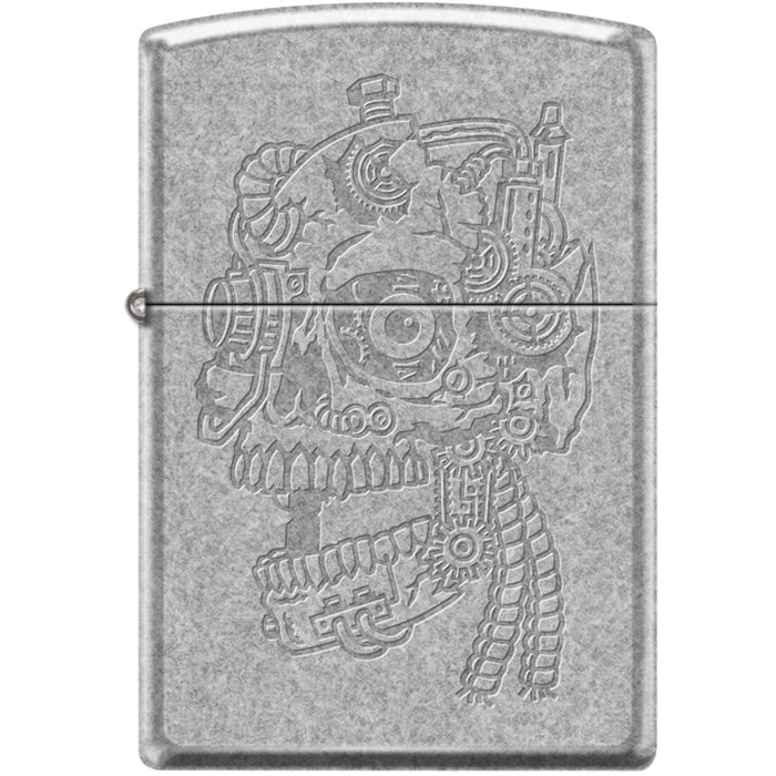 Zippo Lighter - Steampunk Skull-Etched Zippo Zippo   