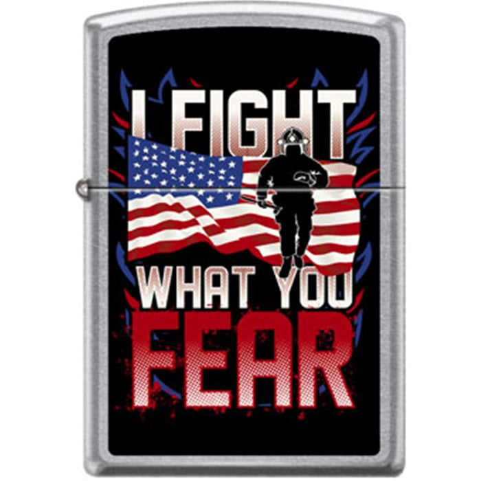 Zippo Lighter - I Fight What You Fear Zippo Zippo   