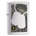 Zippo Lighter - US Army Dog Tag Zippo Zippo   