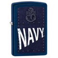 Zippo Lighter - U.S Navy Rivets in Navy Matte Zippo Zippo   