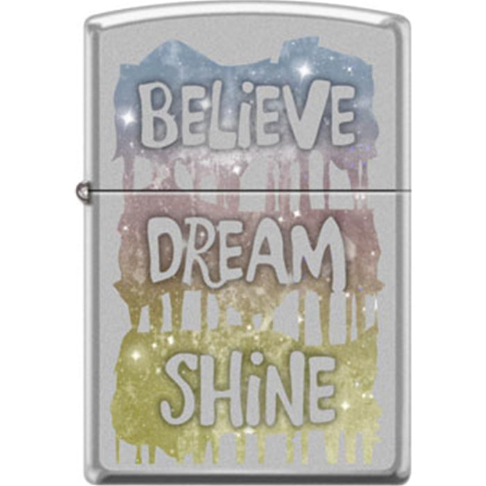 Zippo Lighter - Believe Dream Shine Zippo Zippo   