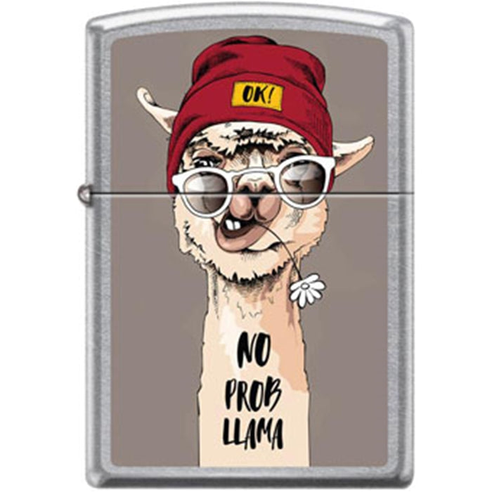 Zippo Lighter - No Probllama Zippo Zippo   