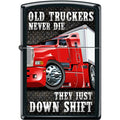 Zippo Lighter - Old Truckers Never Die Zippo Zippo   