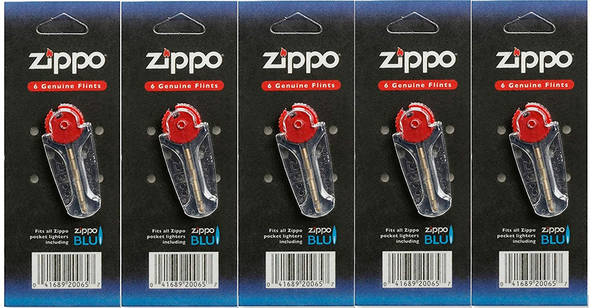 Zippo Genuine Flints Variety Packs Zippo Zippo 5 Pack  