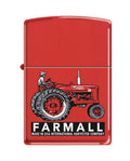 Zippo Lighter - Farmall Super M Red Matte Zippo Zippo   