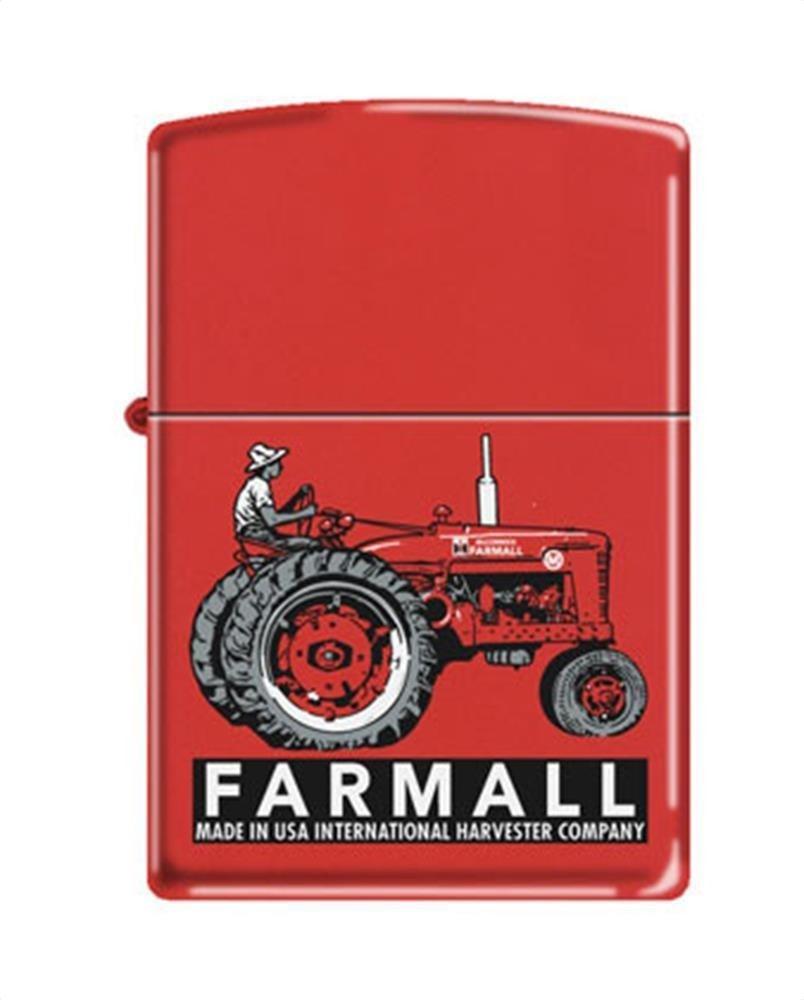 Zippo Lighter - Farmall Super M Red Matte Zippo Zippo   