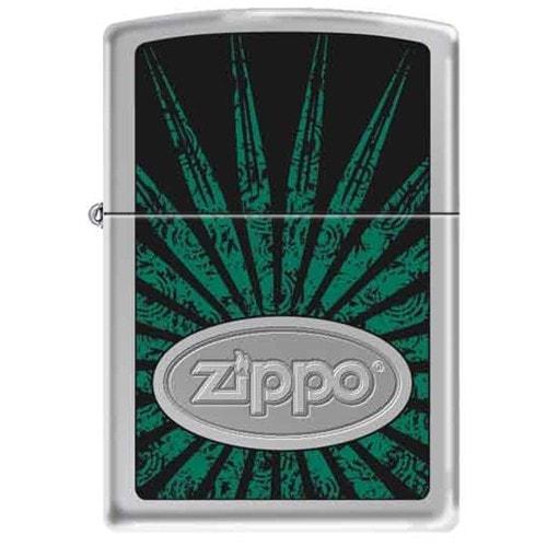 Zippo Lighter - Foliage High Polish Chrome Zippo Zippo   