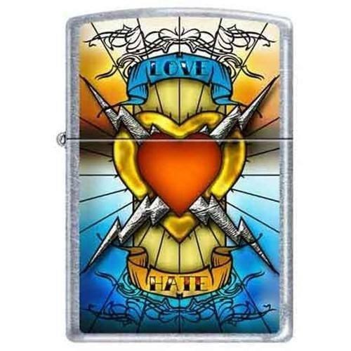 Zippo Lighter - Love/Hate Tattoo Zippo Zippo   