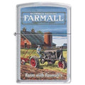 Zippo Lighter - Farm With Farmall's Satin Chrome Zippo Zippo   