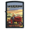 Zippo Lighter - Farmall -  First In The Field Black Matte Zippo Zippo   