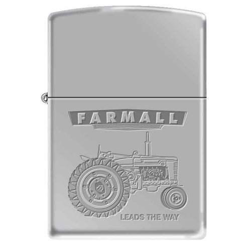 Zippo Lighter - Farmall - Leads The Way - High Polish Chrome Zippo Zippo   