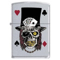Zippo Lighter - Skull with Top Hat Zippo Zippo   