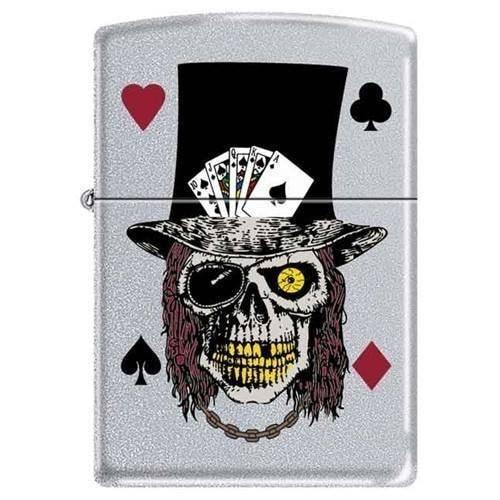 Zippo Lighter - Skull with Top Hat Zippo Zippo   