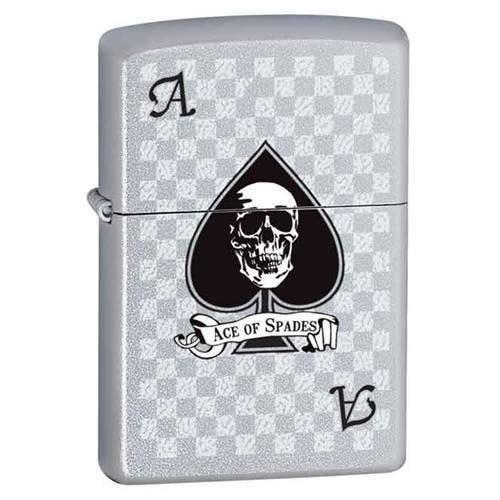 Zippo Lighter - Ace with Skull Zippo Zippo   