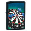 Zippo Lighter - Dartboard Black Matte Zippo Zippo   