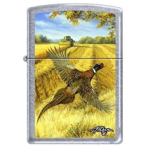 Zippo Lighter - Picken's Pheasant Street Chrome Zippo Zippo   