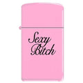 Zippo Lighter - Sexy Bitch Slim Pink Matte Zippo Zippo   