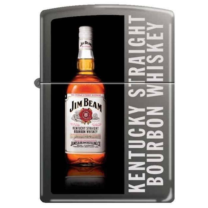 Zippo Lighter - Jim Beam Bottle Black Ice Zippo Zippo   