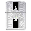Zippo Lighter - Deep Pockets Heavy Walled Armor w/ Swarovski Crystal Zippo Zippo   