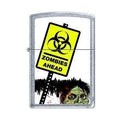 Zippo Lighter - Zombies Ahead Street Chrome Zippo Zippo   