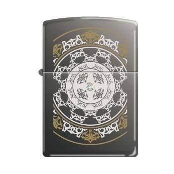 Zippo Lighter - Timeless Filigree Swarovski Black Ice Zippo Zippo   
