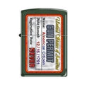 Zippo Lighter - Gun Permit Green Matte Zippo Zippo   
