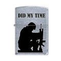 Zippo Lighter - Did My Time Street Chrome Zippo Zippo   