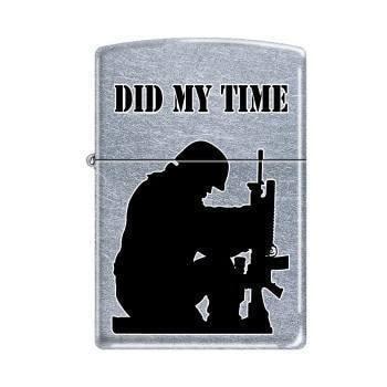 Zippo Lighter - Did My Time Street Chrome Zippo Zippo   