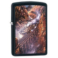 Zippo Lighter - Black Canyon Express Black Matte Zippo Zippo   