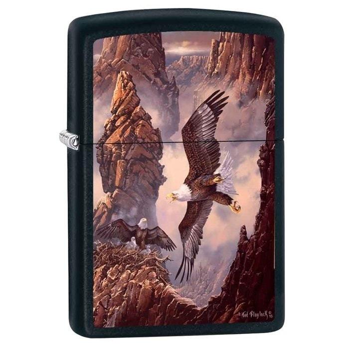 Zippo Lighter - Canyon Family Black Matte Zippo Zippo   