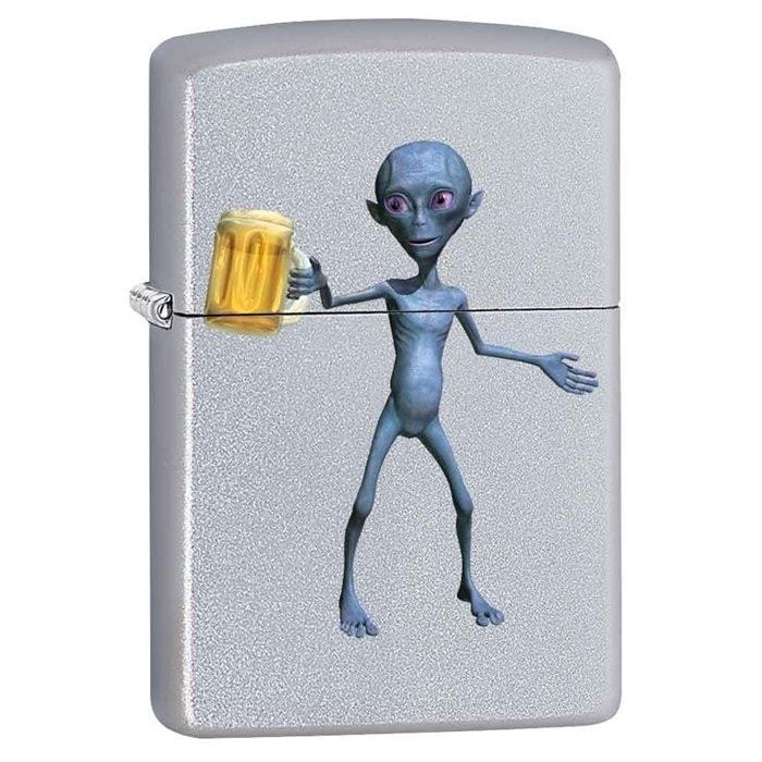 Zippo Lighter - This One's For You Satin Chrome Zippo Zippo   
