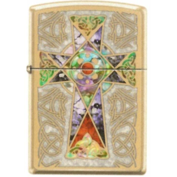 Zippo Lighter - Cross Fuzion Hi Polished Brass Zippo Zippo   