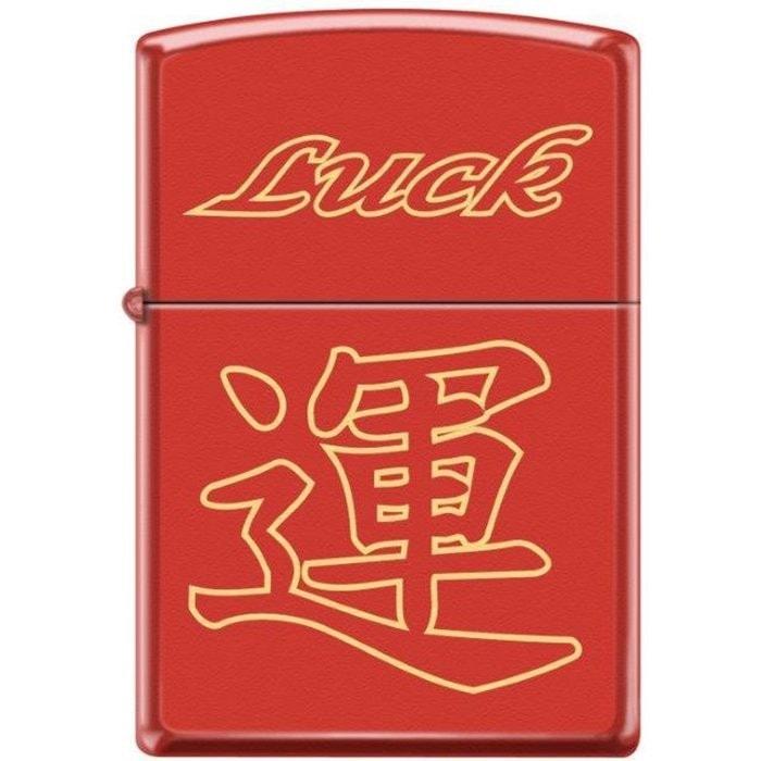 Zippo Lighter - Luck Red Matte Zippo Zippo   