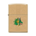 Zippo Lighter - Dazzling Dragon High Polish Brass Zippo Zippo   