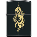 Zippo Lighter - Tribal Tattoo Black Matte Zippo Zippo   