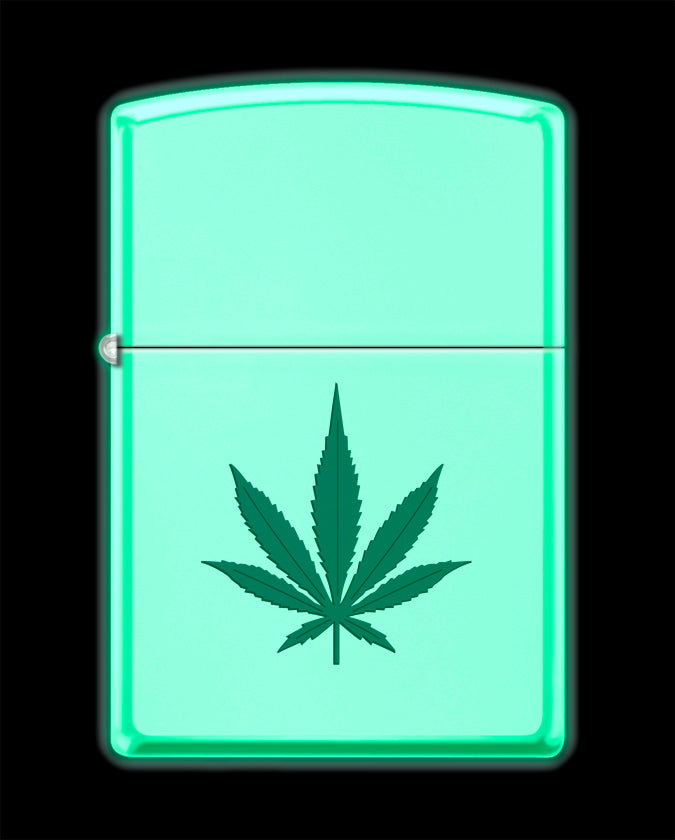 Zippo Lighter - Marijuana Leaf Zippo Zippo   