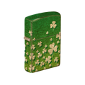 Zippo Lighter - Ombre Green Shamrock Brass Finish