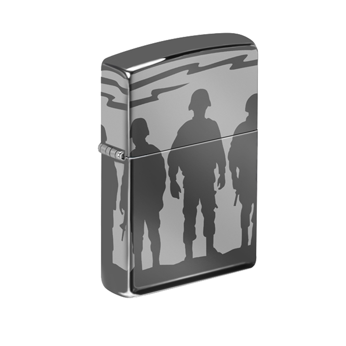 Zippo Lighter - US Soldiers Silhouette