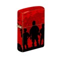 Zippo Lighter - Soldiers Red Sky