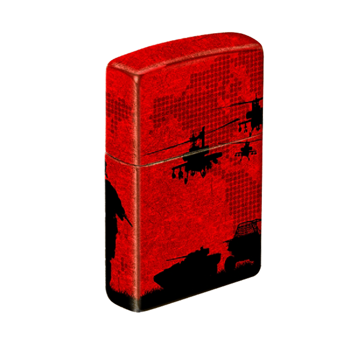 Zippo Lighter - Soldiers Red Sky