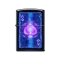 Zippo Lighter - Black Light Ace of Spades