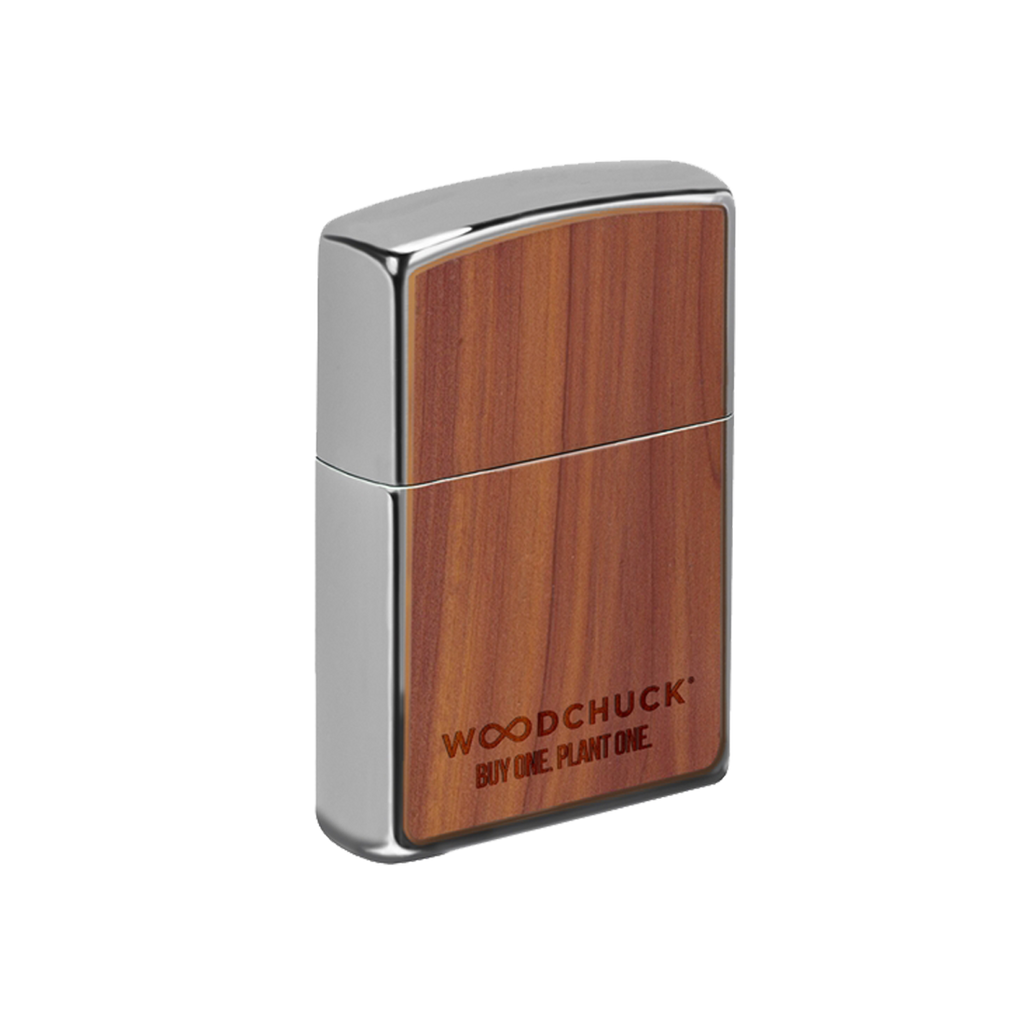 Zippo Lighter - Woodchuck Dragon on Cedar