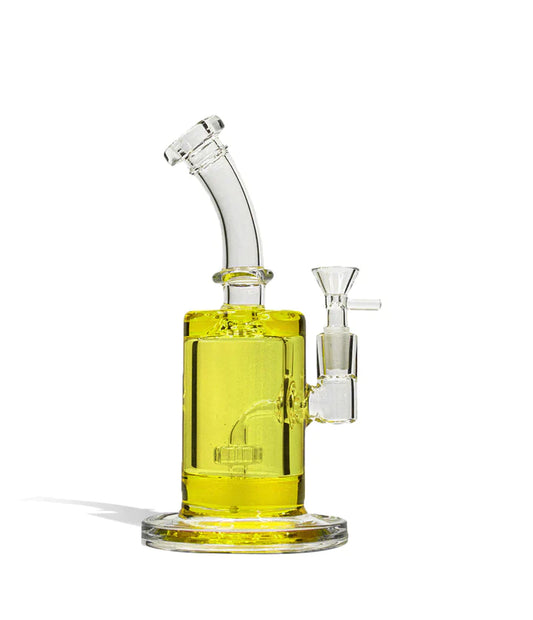 9In Glycerin Dab Rig With 14MM Joint Cannabis Accessories Lighter USA Yellow  