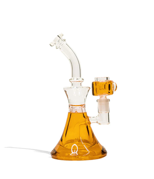 9In Glycerin Water Pipe With 14MM Glycerin Bowl Cannabis Accessories Lighter USA Orange  