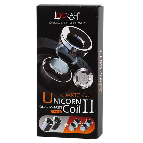 Lookah Unicorn Coils - 2ct Atomizers and 4ct Quartz Dish Vaporizers Lookah   