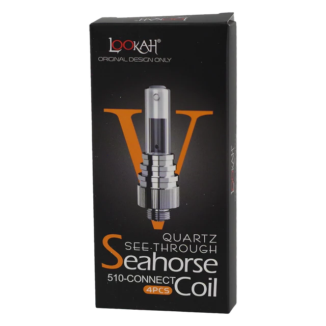 Lookah Seahorse Replacement Tips Vaporizers Lookah Quartz Tube V (4 Pack)  